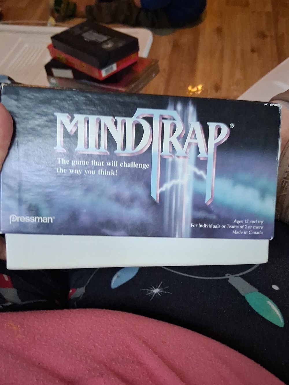 MindTrap Board Game - Purple and Teal Box